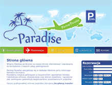 Tablet Screenshot of parking-paradise.pl